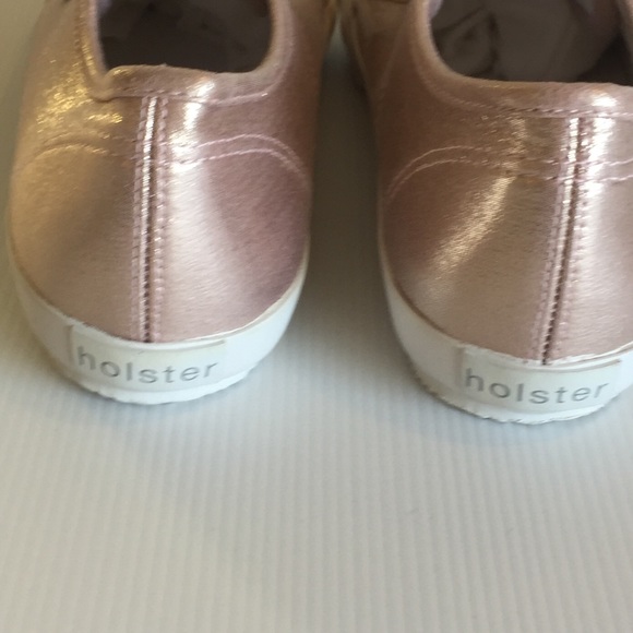 NWT HOLSTER vegan sz 38 metallic rose gold sneakers PETA approved cruelty free - Picture 11 of 16